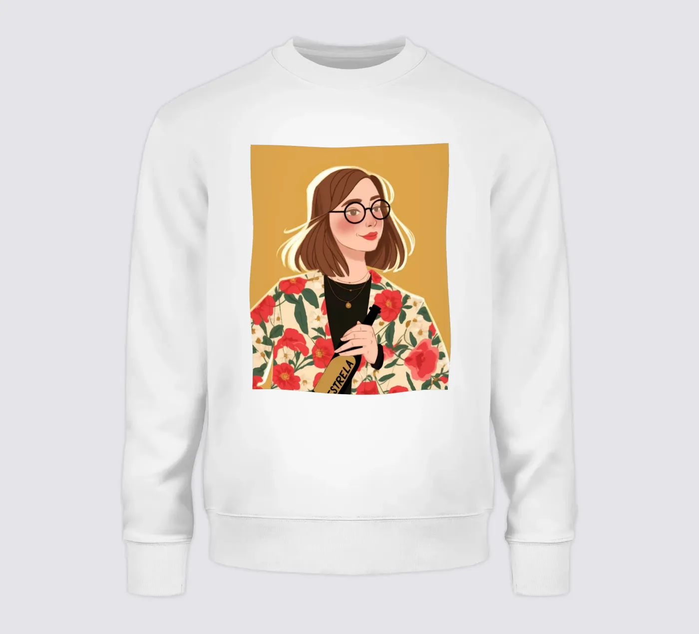 Floraler Chic und Raffinesse Sweatshirt von Color Oblivion