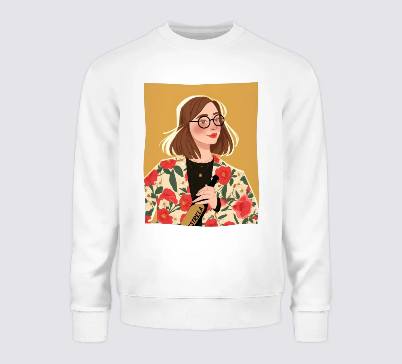 Floraler Chic und Raffinesse Sweatshirt von Color Oblivion