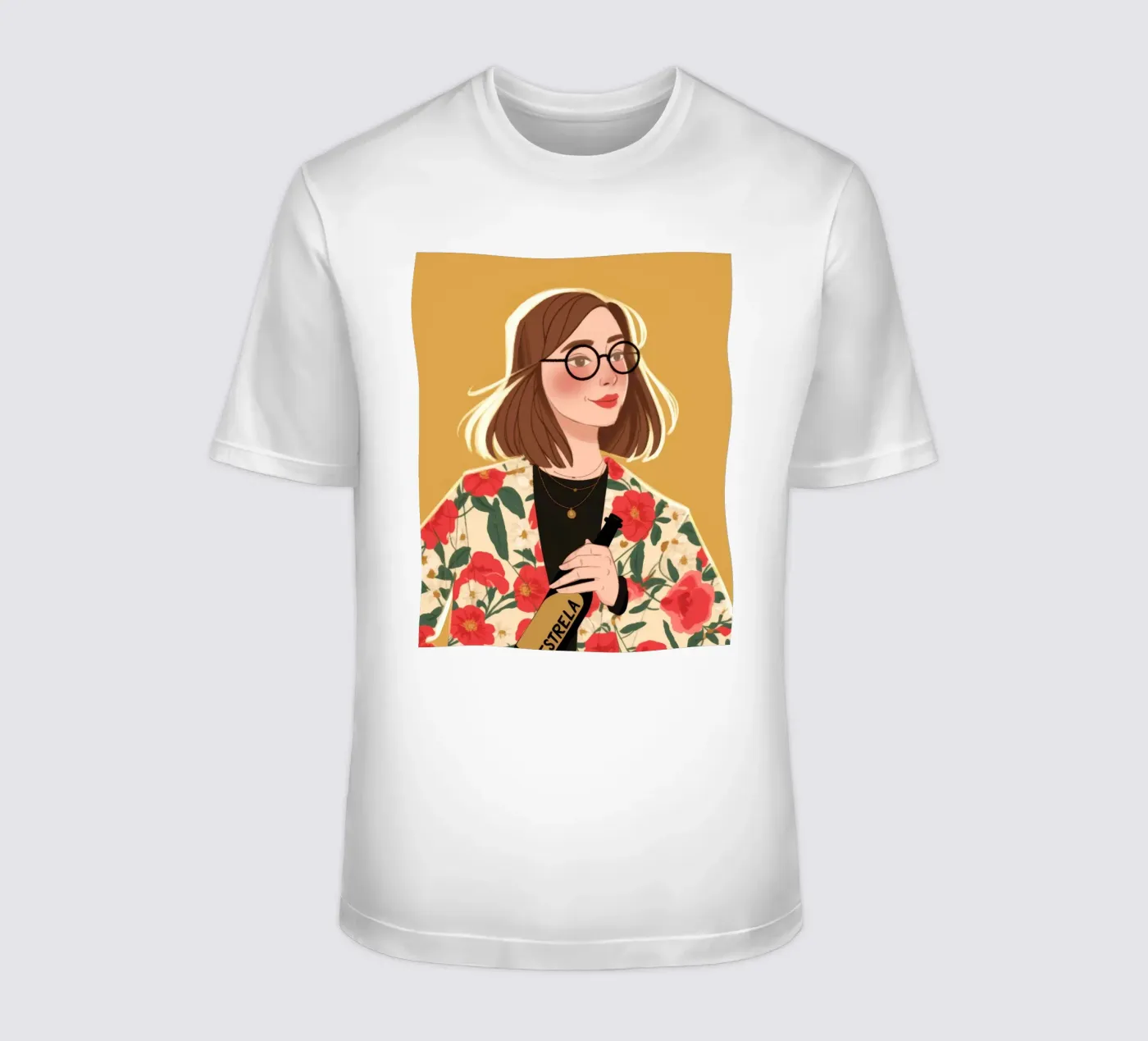 Floral Chic Sophistication t-shirt by Color Oblivion