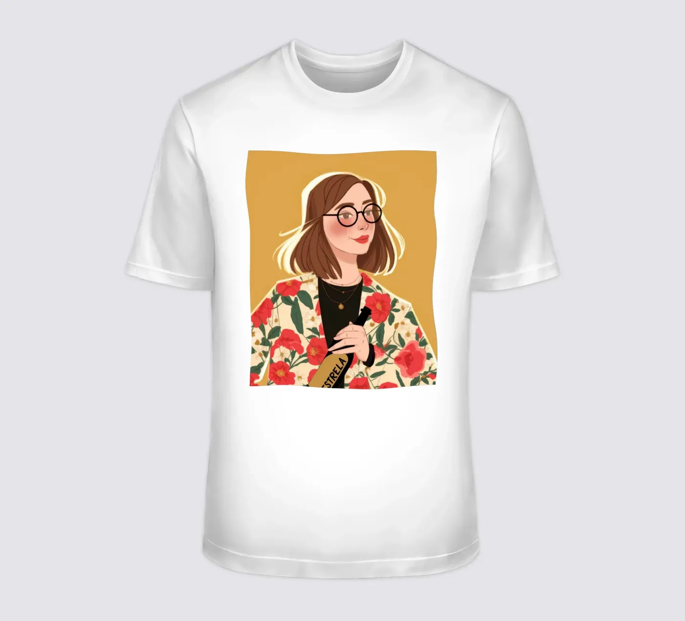 Floral Chic Sophistication t-shirt by Color Oblivion