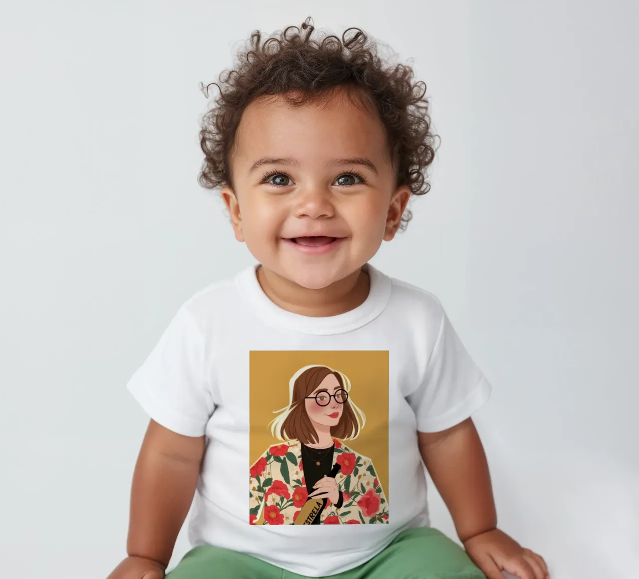 Floral Chic Sophistication baby t-shirt by Color Oblivion