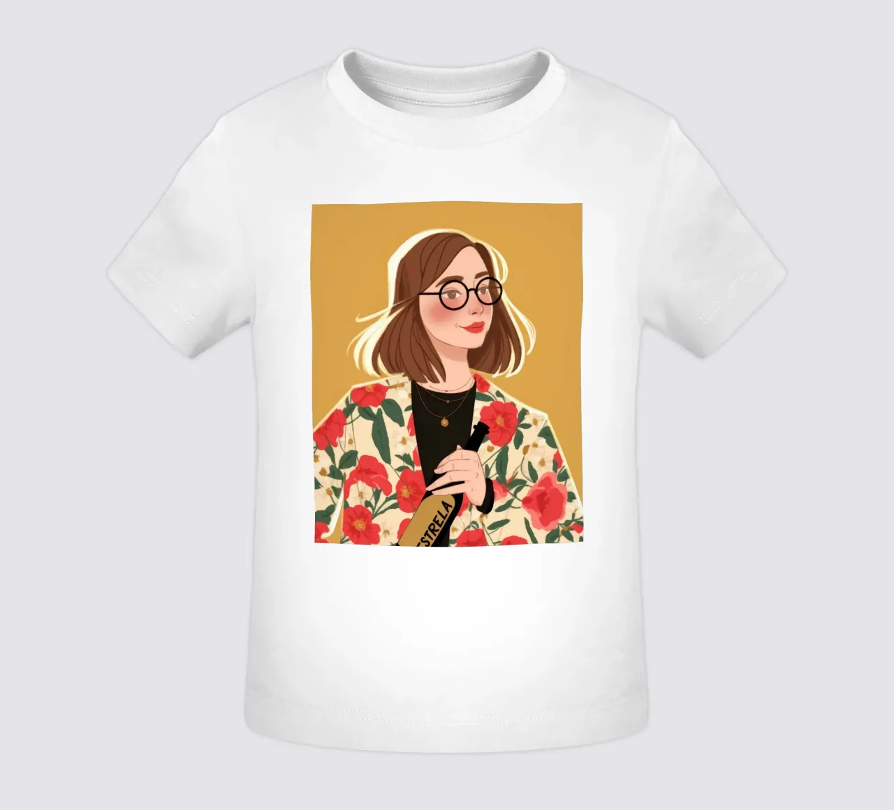 Floral Chic Sophistication baby t-shirt by Color Oblivion