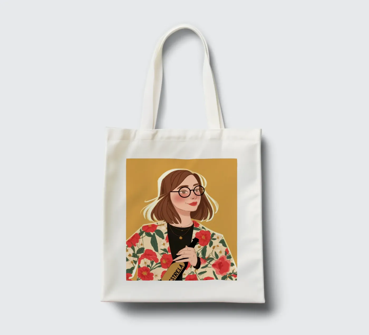 Sofisticatezza floreale chic borsa in juta da Color Oblivion