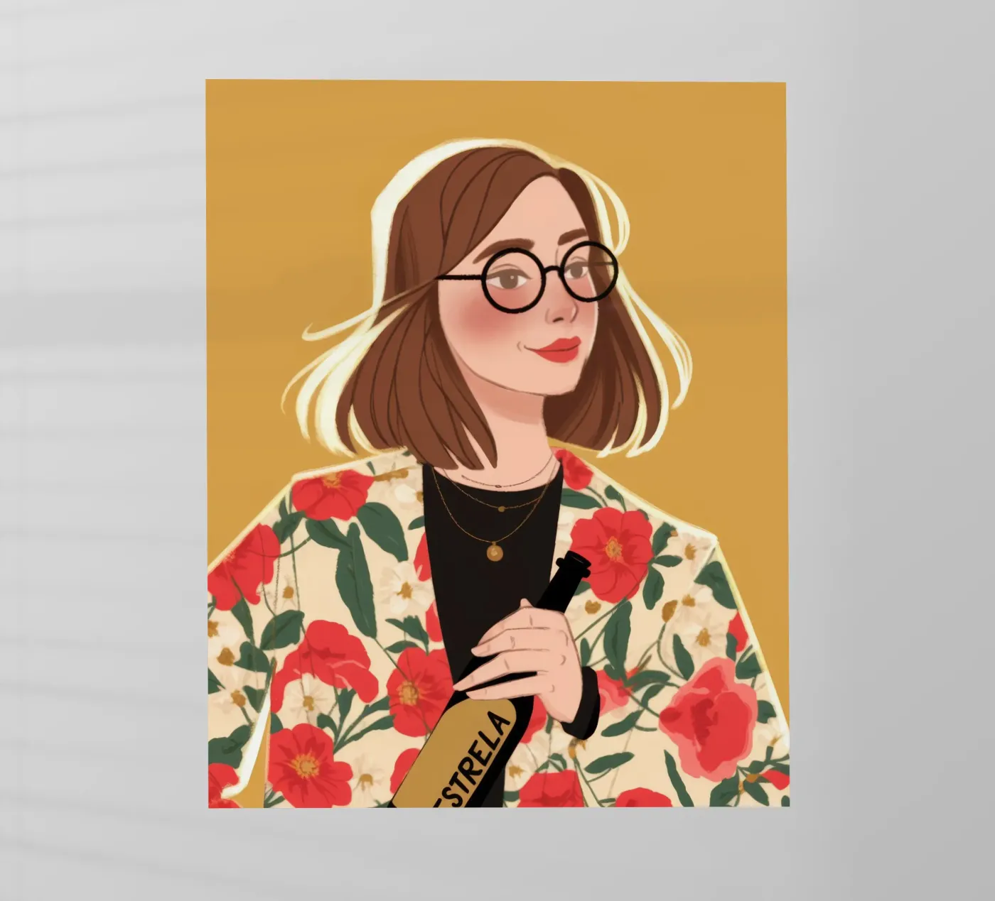 Floral Chic Sophistication film rétro-éclairé de Color Oblivion