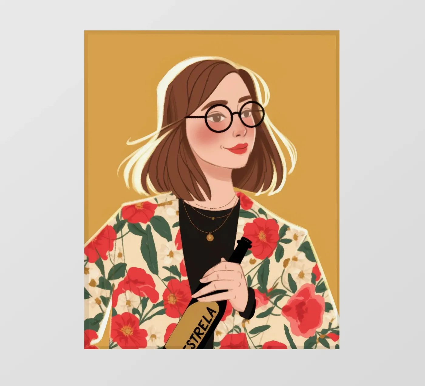 Sofisticatezza floreale chic telo in pvc da Color Oblivion