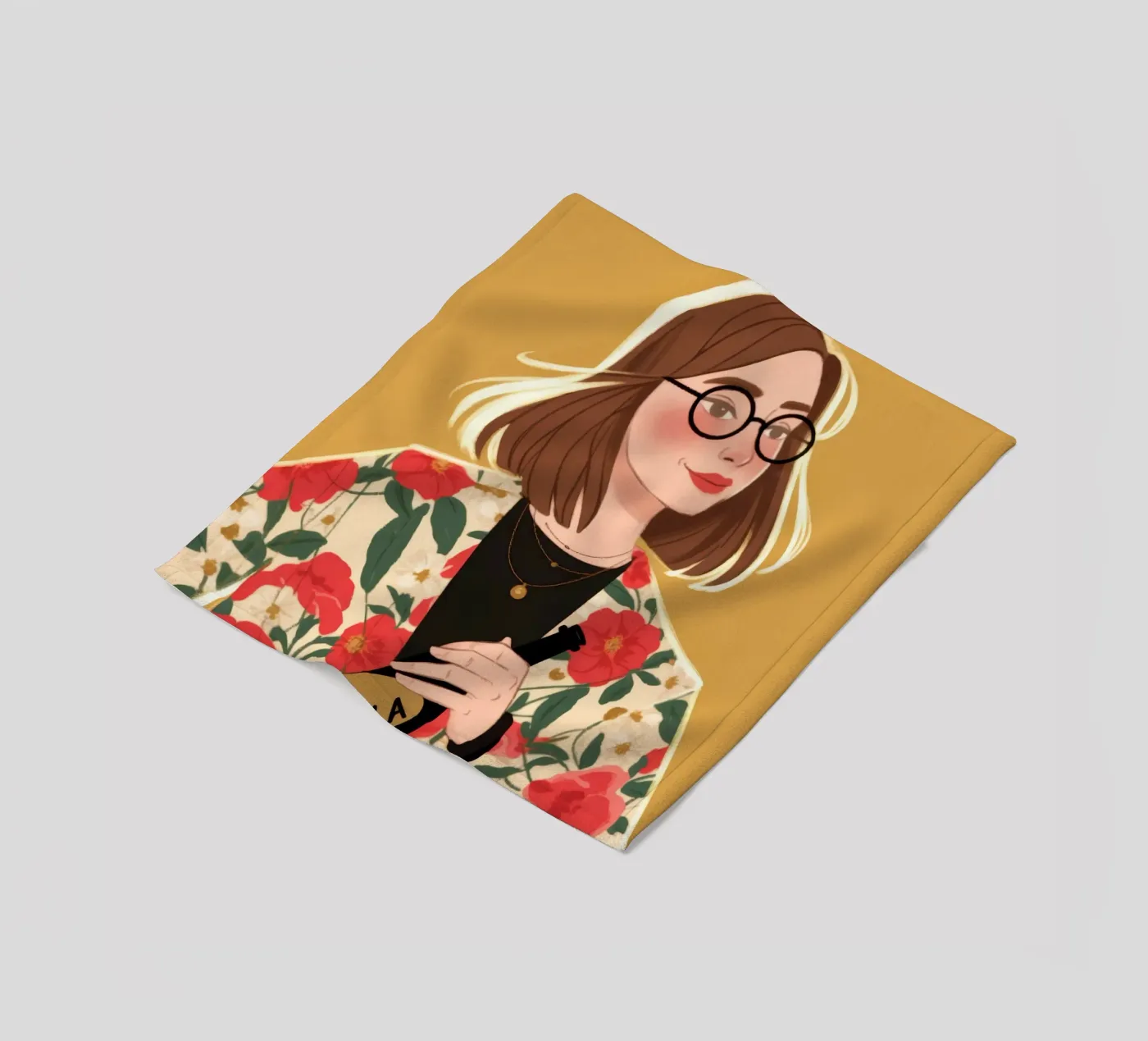 Floral Chic Sophistication Fleecedecke von Color Oblivion