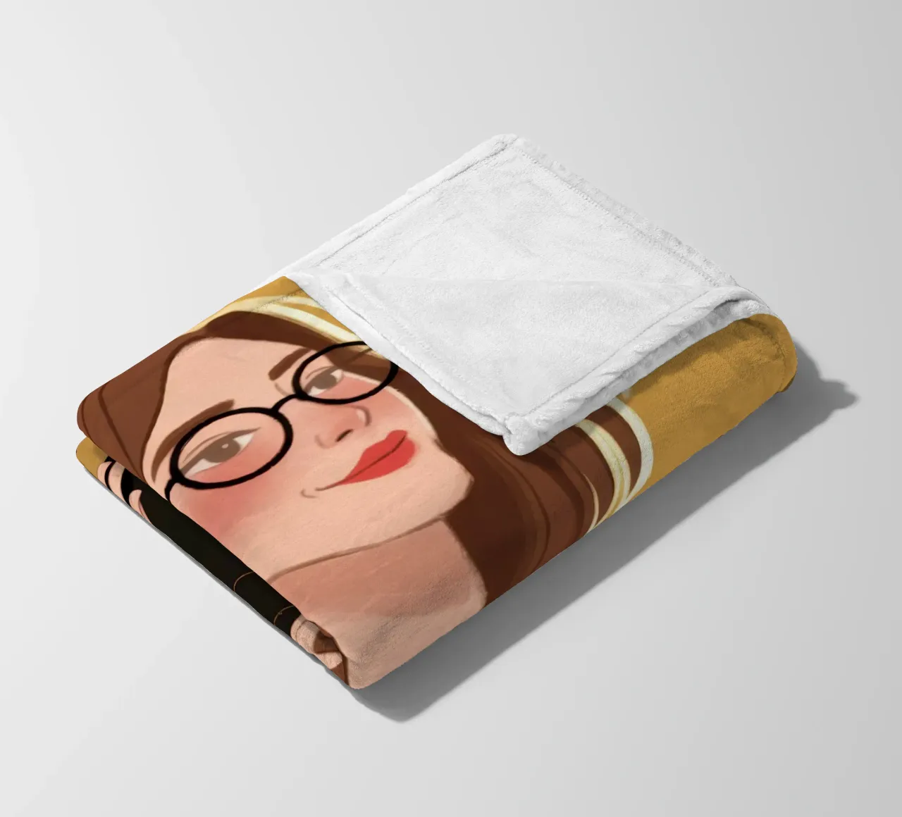 Sofisticatezza floreale chic coperta in pile da Color Oblivion