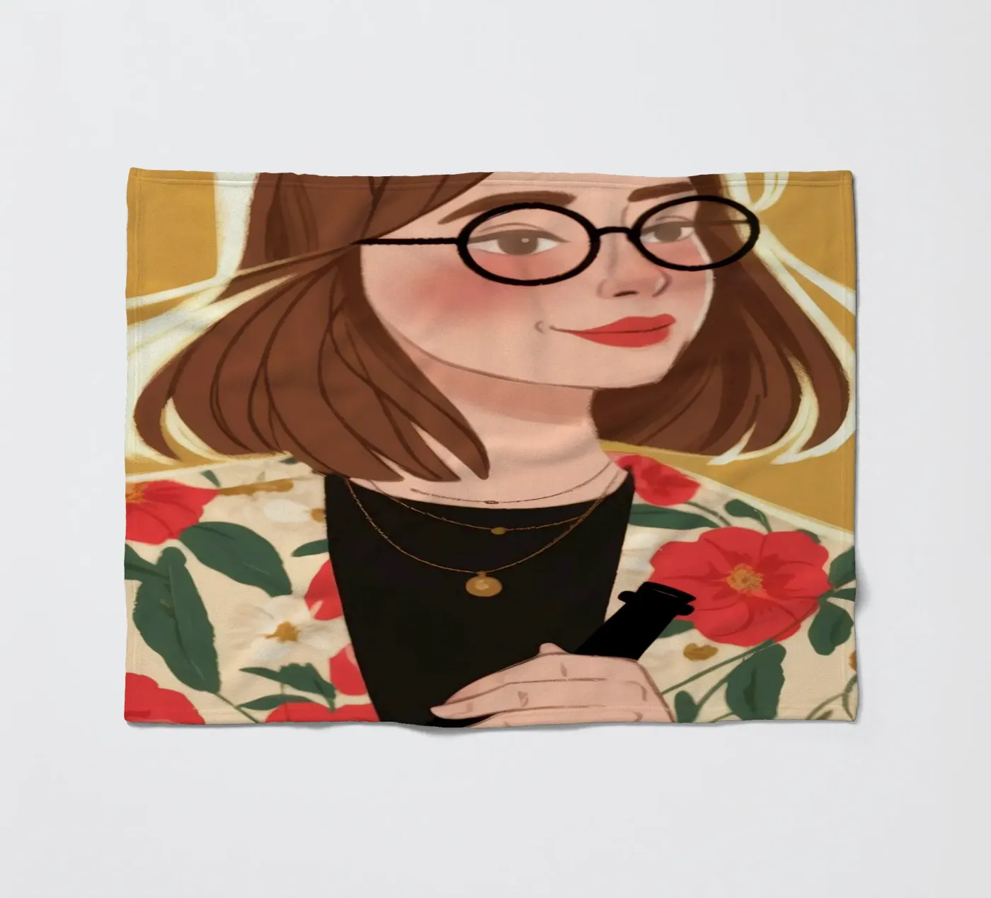 Floral Chic Sophistication Fleecedecke von Color Oblivion