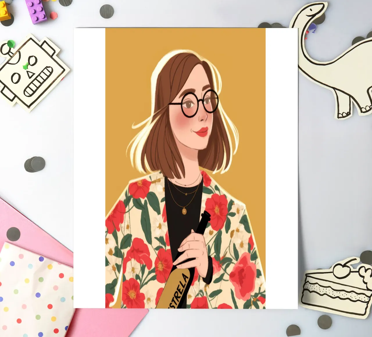 Sofisticatezza floreale chic foglio adesivo da Color Oblivion