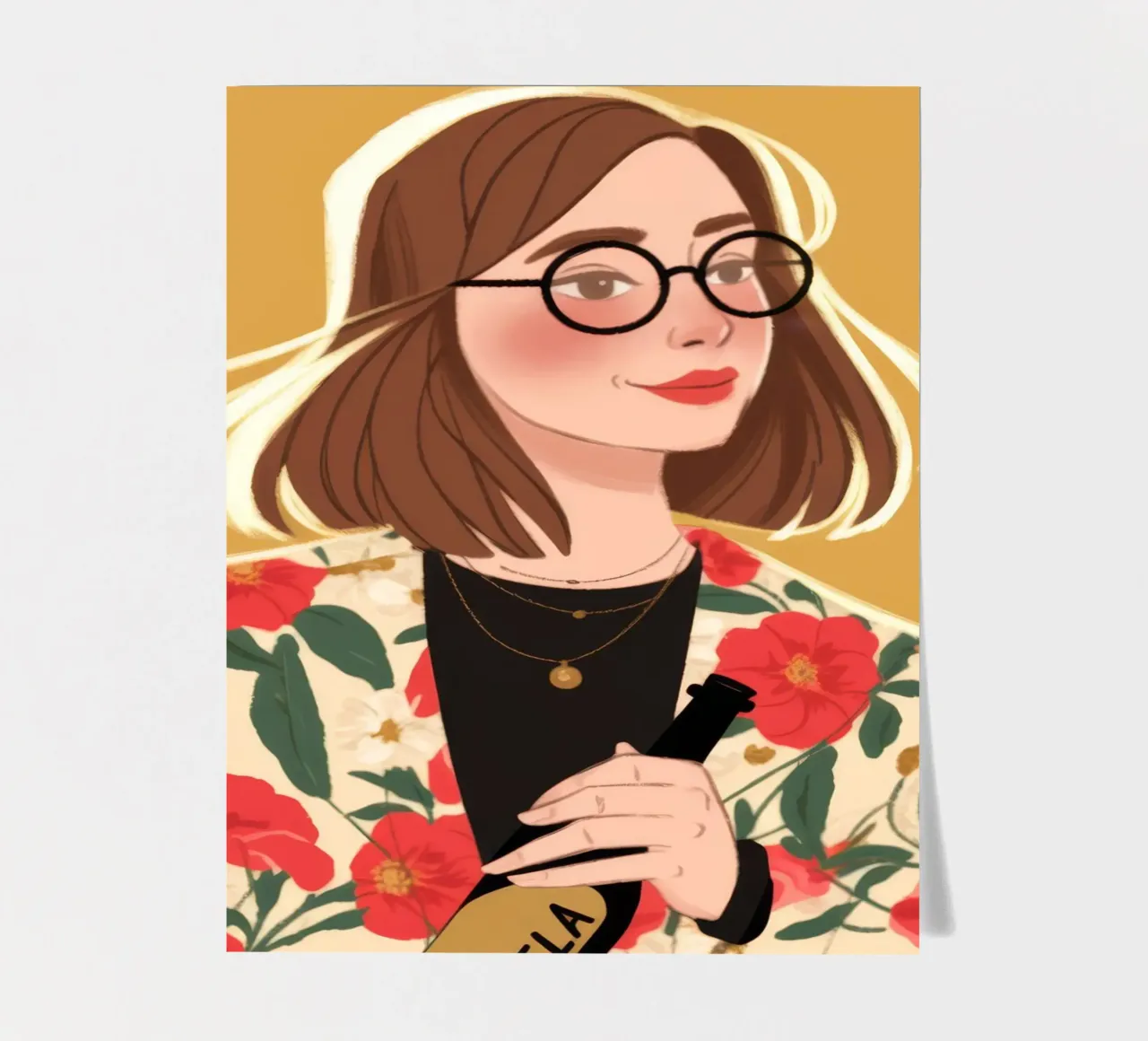 Sofisticatezza floreale chic foglio adesivo da Color Oblivion