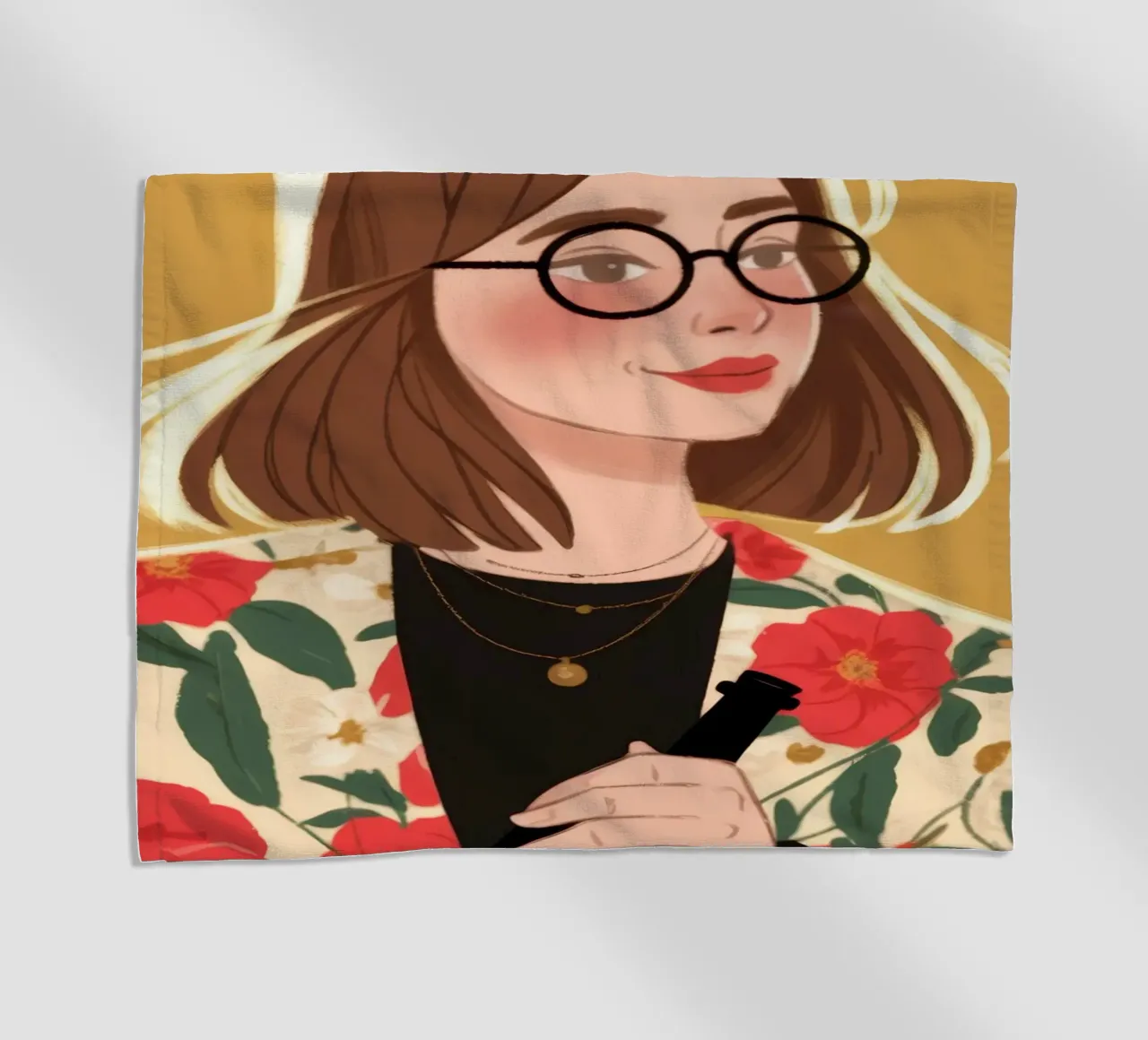 Sofisticatezza floreale chic telo mare da Color Oblivion