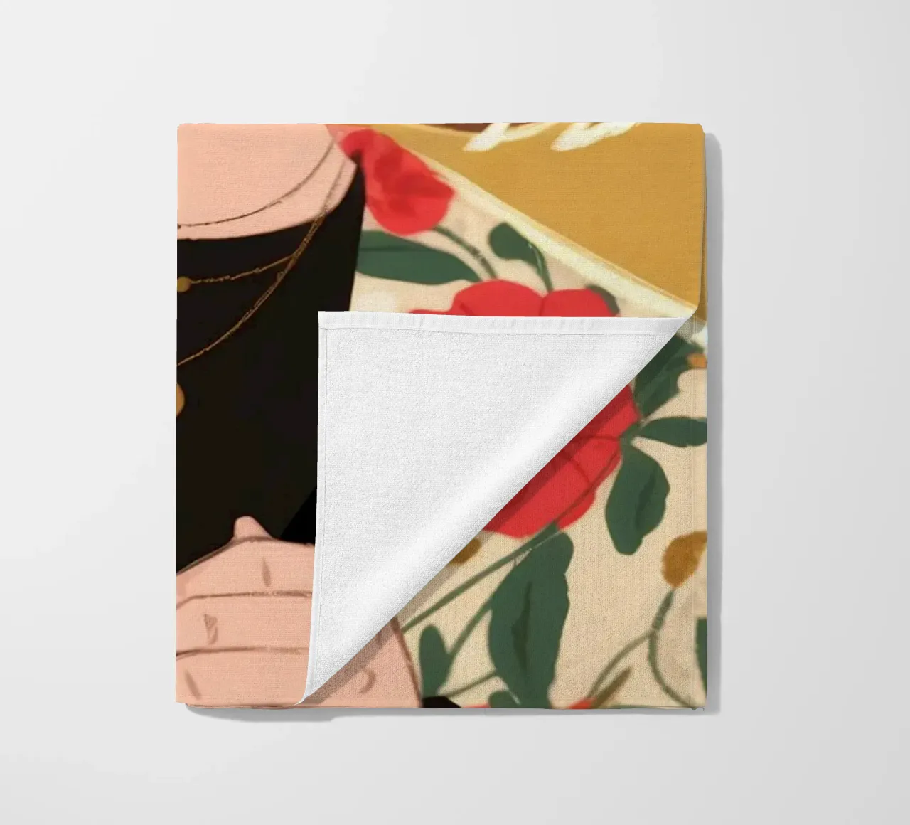 Sofisticatezza floreale chic telo mare da Color Oblivion