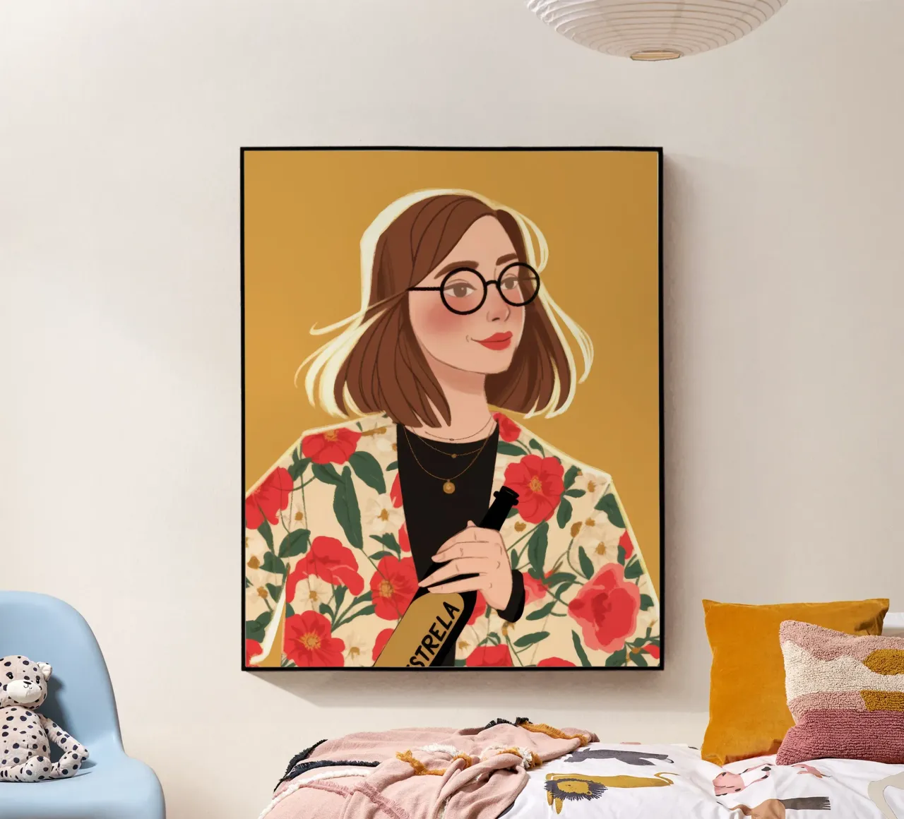 Sofisticatezza floreale chic plexiglass da Color Oblivion