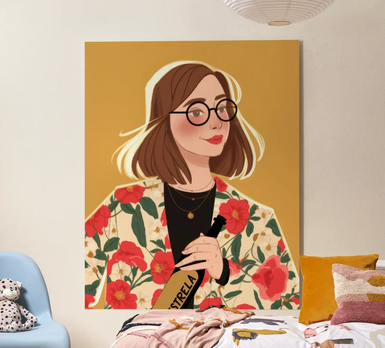 Sofisticatezza floreale chic plexiglass da Color Oblivion