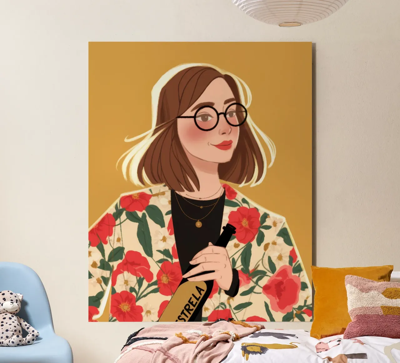 Floraler Chic und Raffinesse Forex-Platte von Color Oblivion