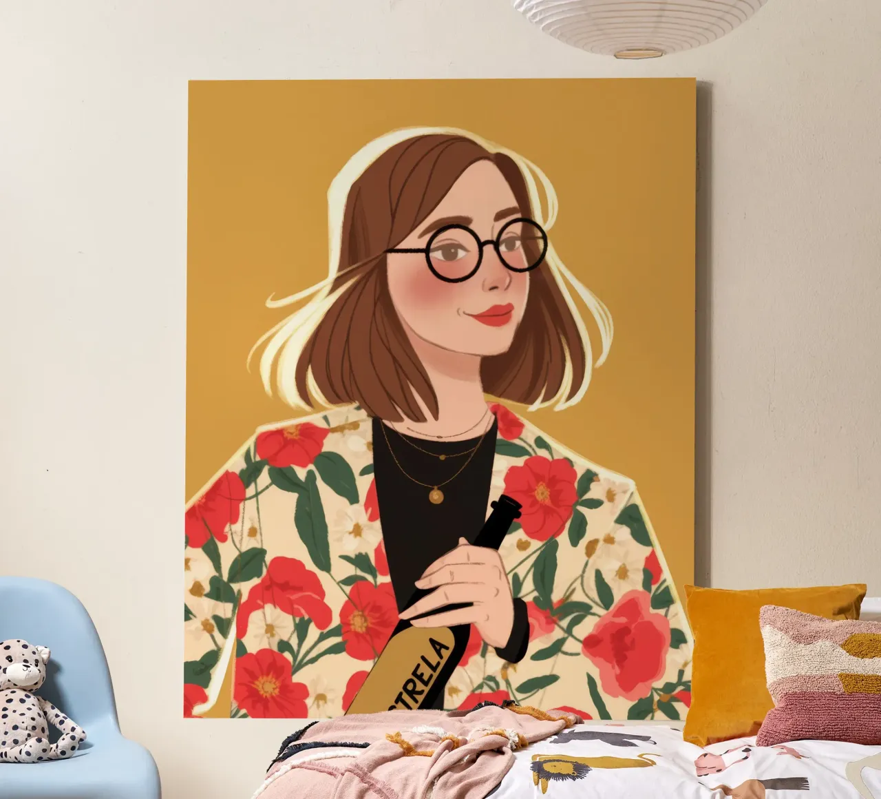 Sofisticatezza floreale chic tela da Color Oblivion