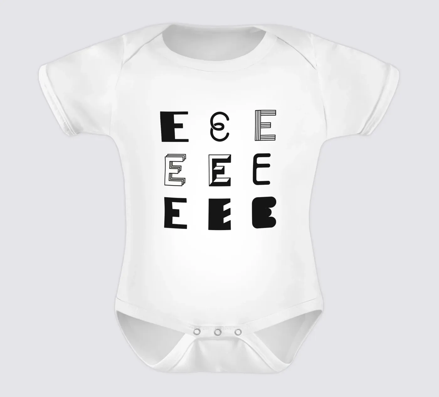 Letter E body bébé de Lidia Blomgren