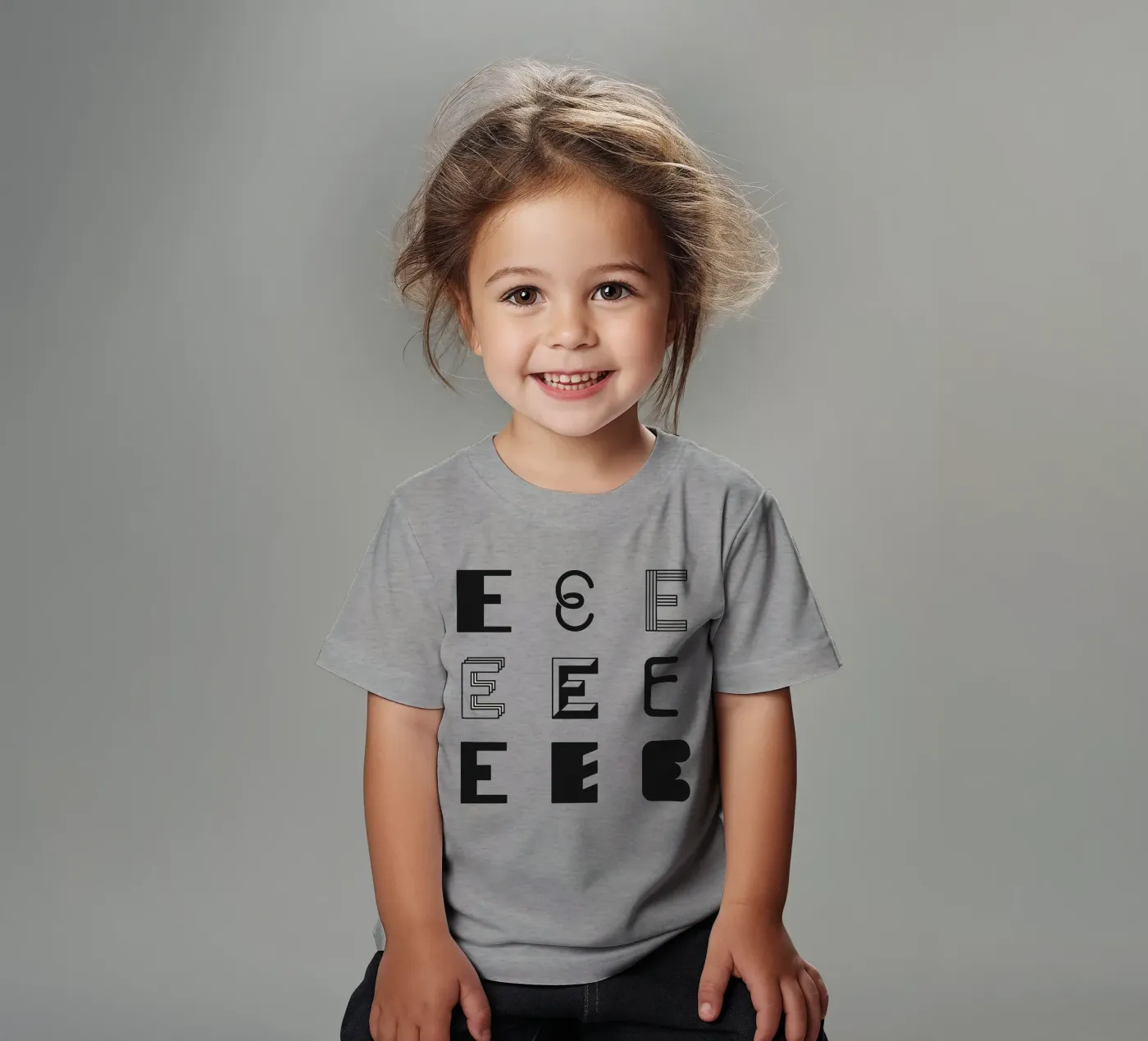 Letter E t-shirt bambini da Lidia Blomgren