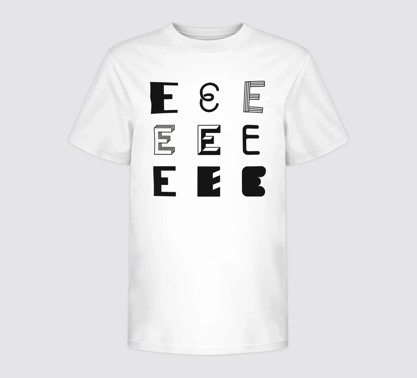 Letter E t-shirt bambini da Lidia Blomgren