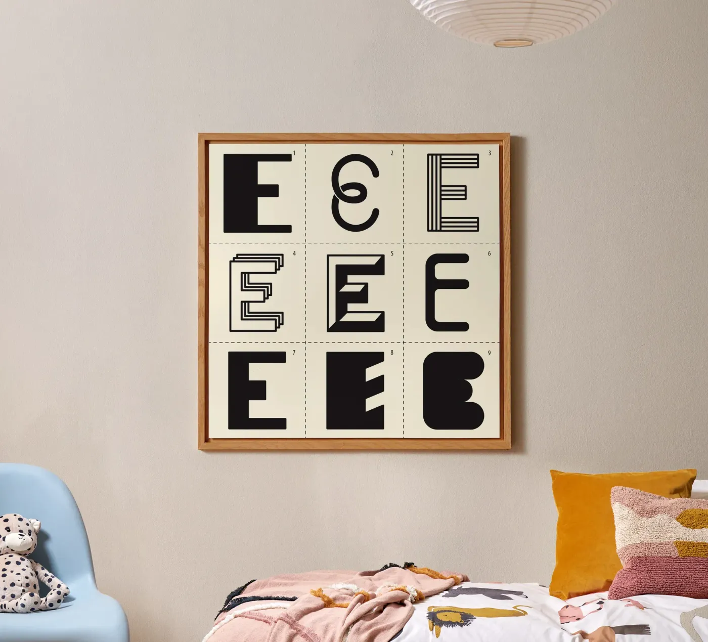 Letter E pannello forex da Lidia Blomgren