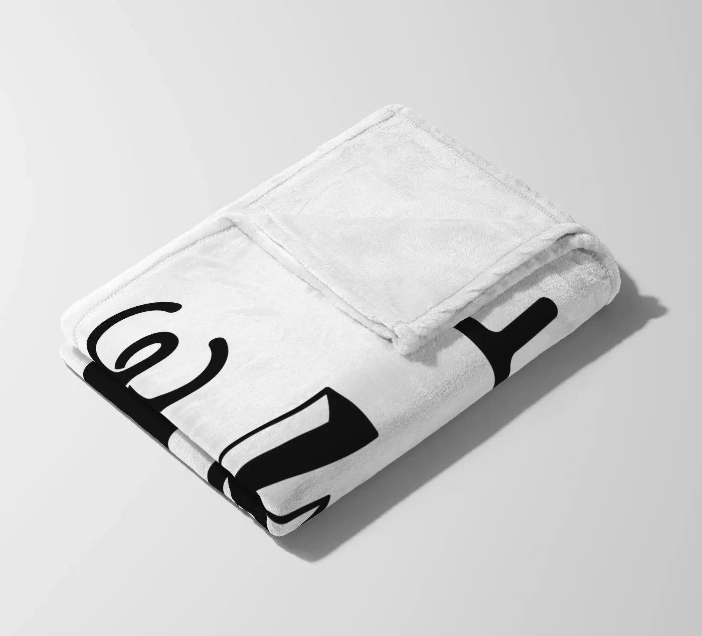 Letter E Fleecedecke von Lidia Blomgren