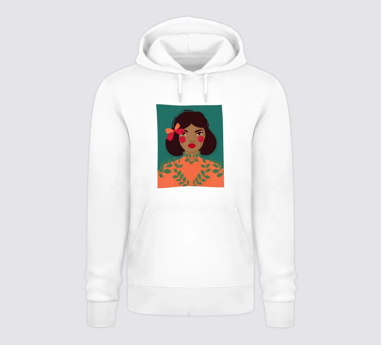 Red Ribbon Harmony hoodie by Color Oblivion