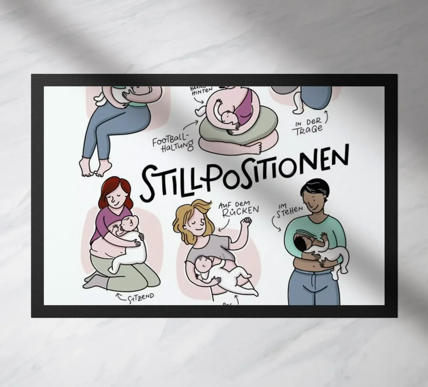 Stillen deurmat van Geborgen Wachsen x JUNIQE