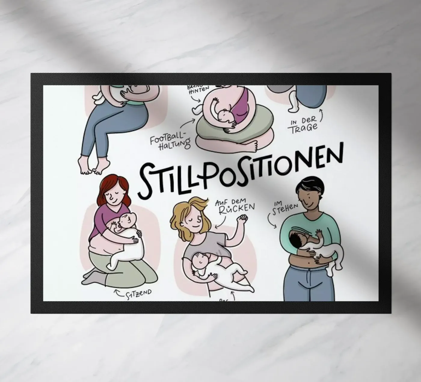 Stillen doormat by Geborgen Wachsen x JUNIQE