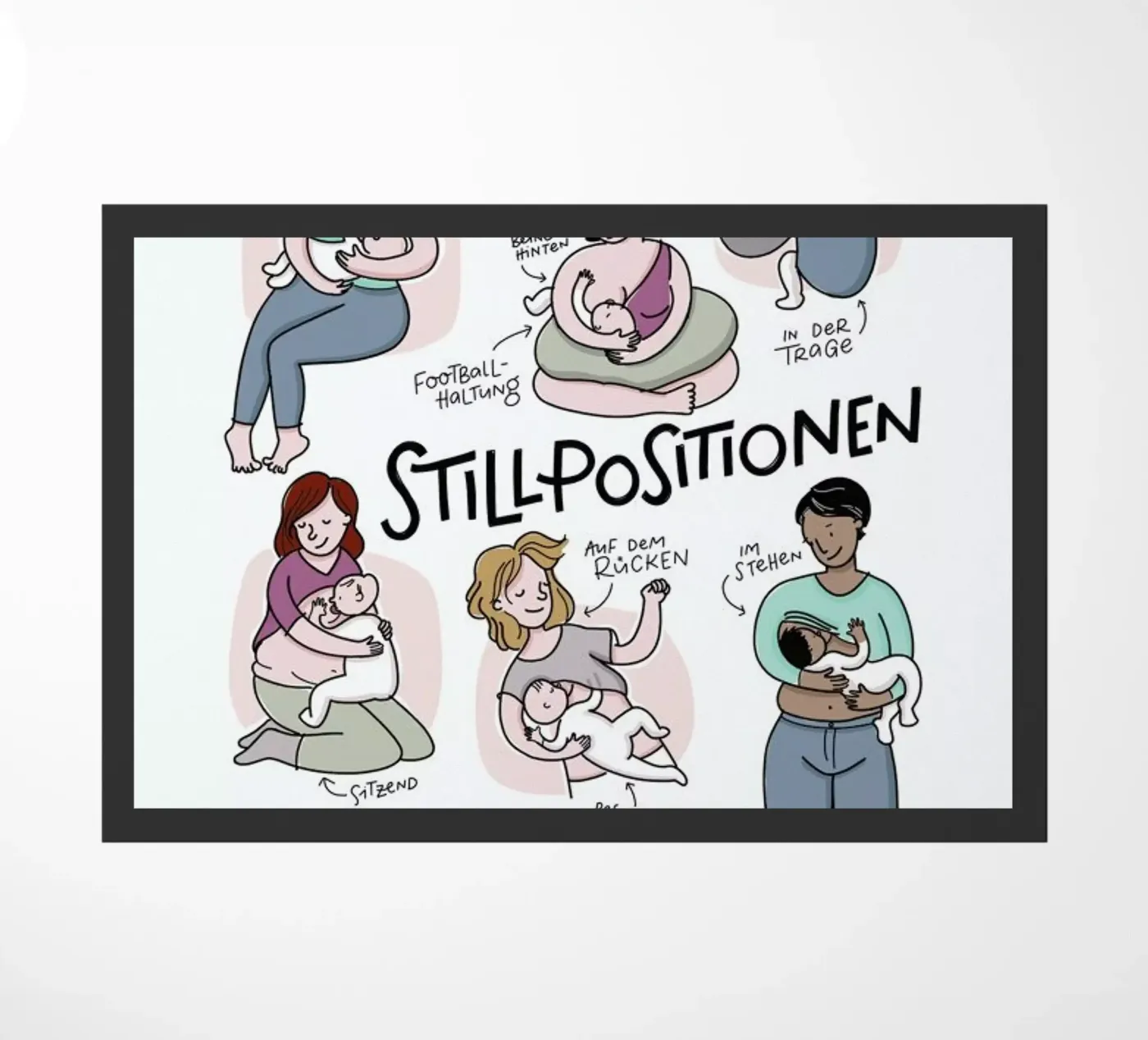 Stillen deurmat van Geborgen Wachsen x JUNIQE
