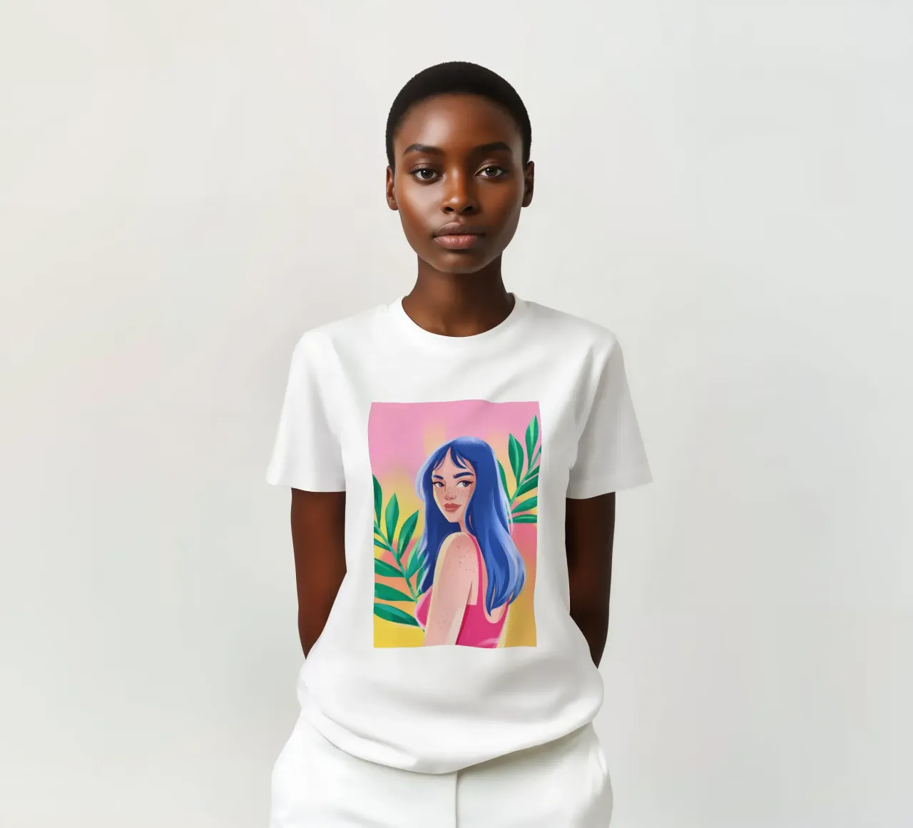 Ätherische blaue Ausstrahlung T-Shirt von Color Oblivion