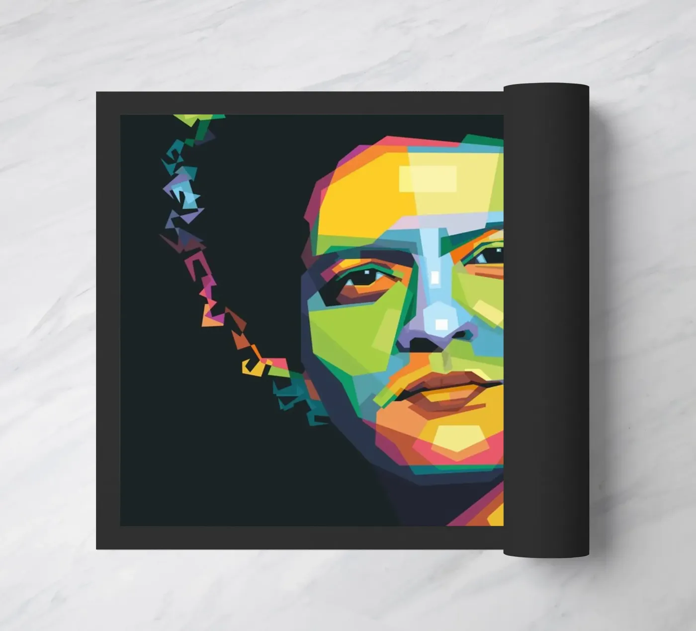 Mr Bruno doormat by Alkahfsmart