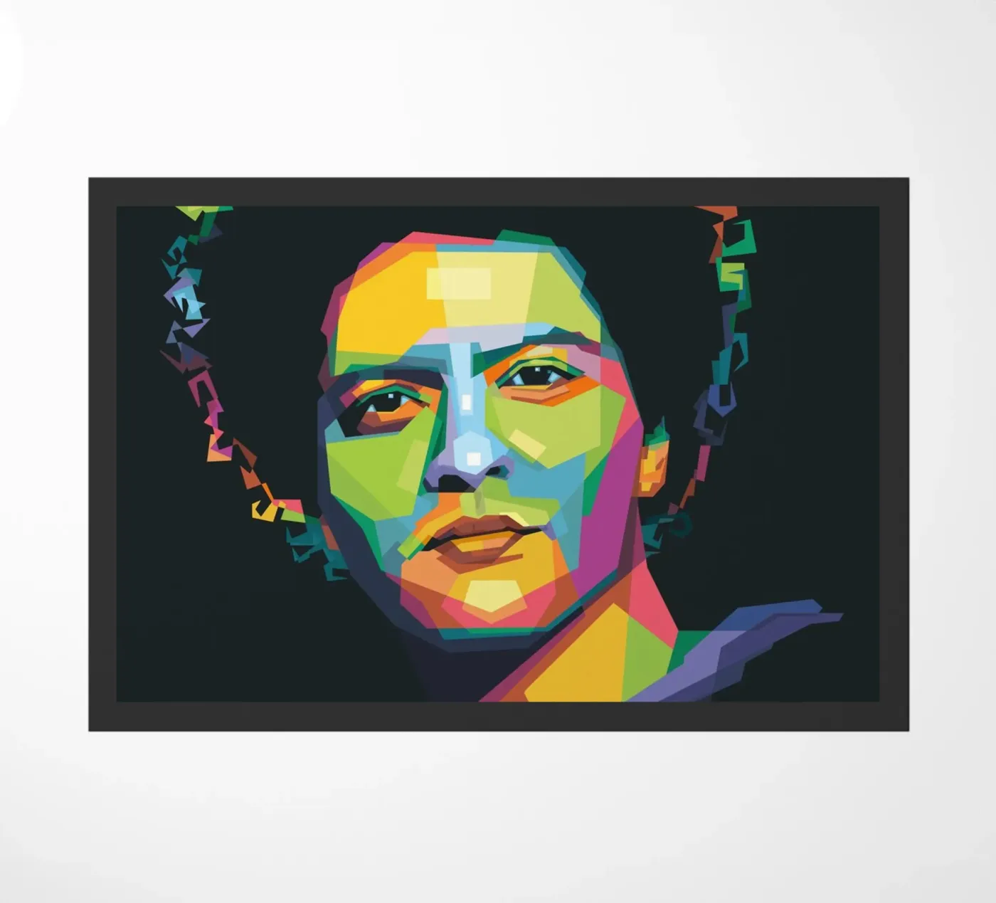 Mr Bruno doormat by Alkahfsmart