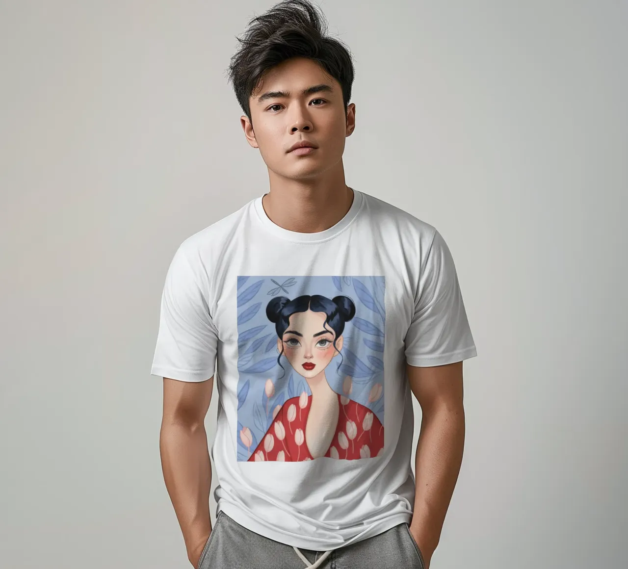 Gioia di un fiore stravagante t-shirt da Color Oblivion