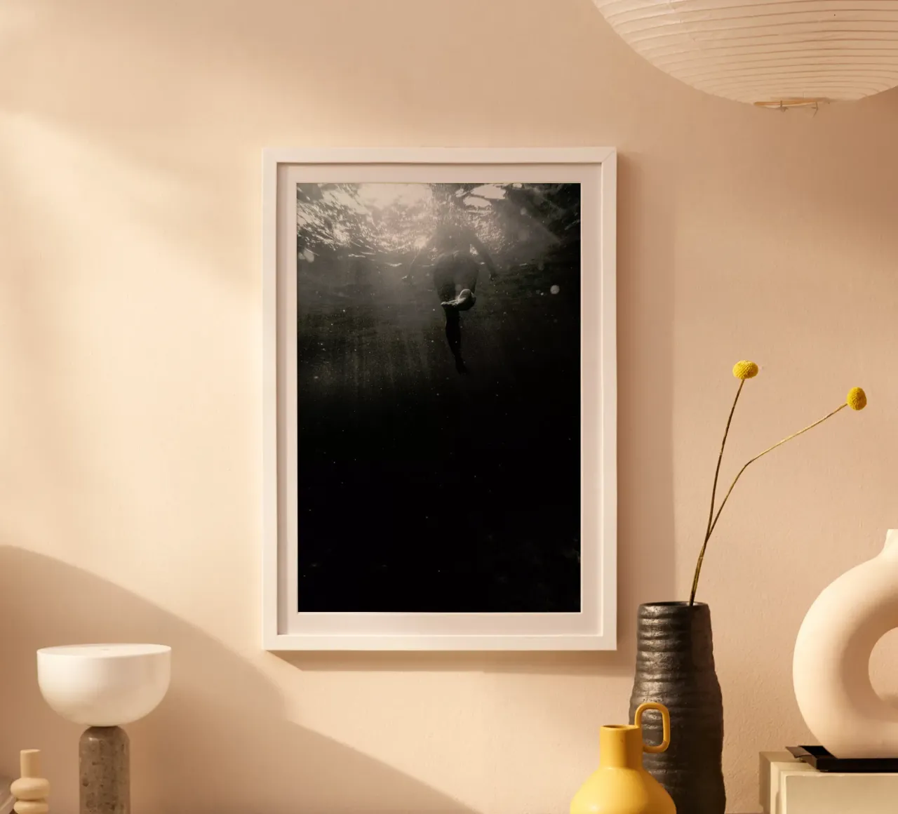 Swim Away carta hahnemühle da Chris Abatzis