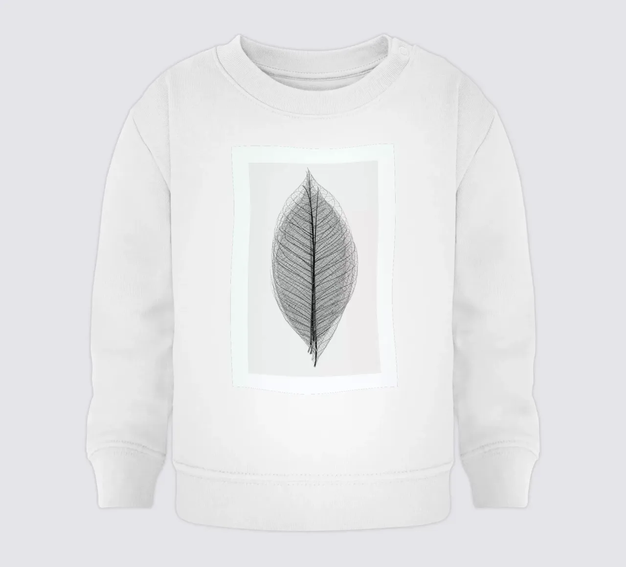 Skeleton of a Leaf felpa neonato da Flora & Fauna