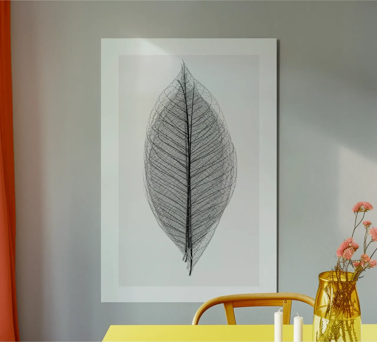Skeleton of a Leaf alluminio dibond da Flora & Fauna