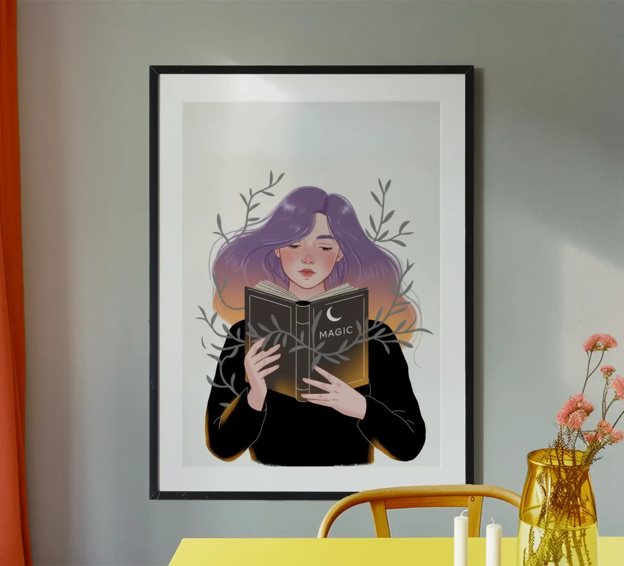 Musa letteraria mistica poster da Color Oblivion
