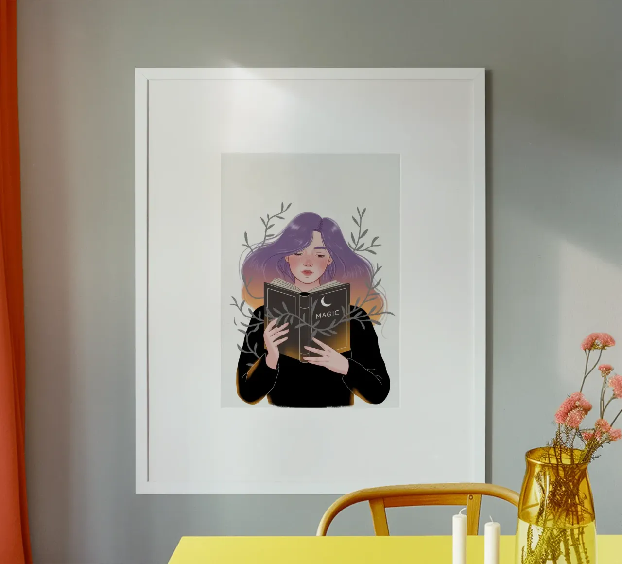 Musa letteraria mistica poster da Color Oblivion