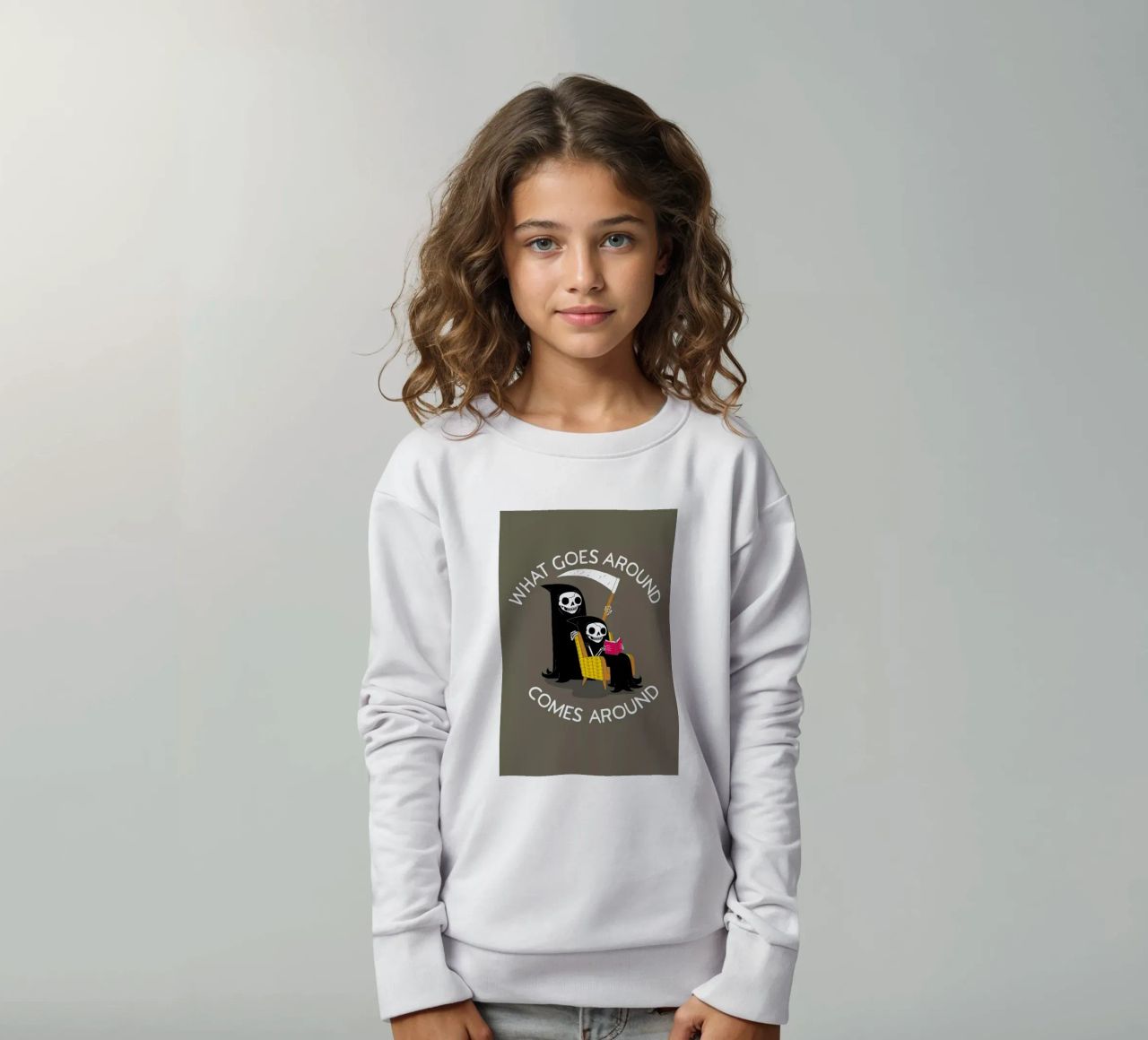 What Goes Around sudadera para niño de DinoMike