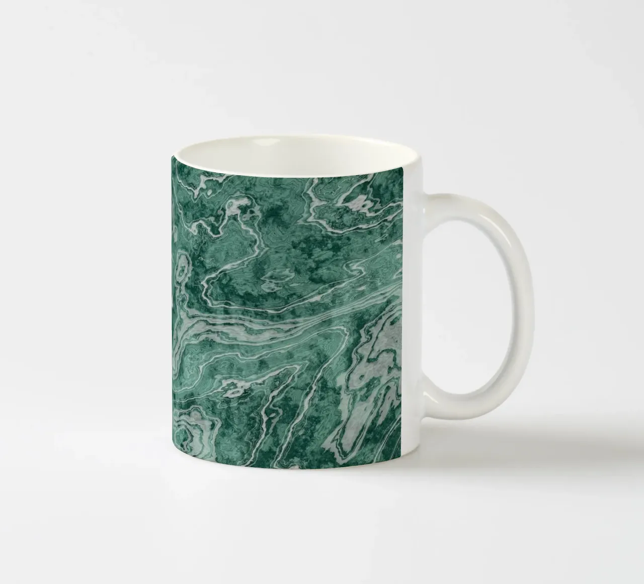 Texture marmo verde giada tazza in ceramica da amini54