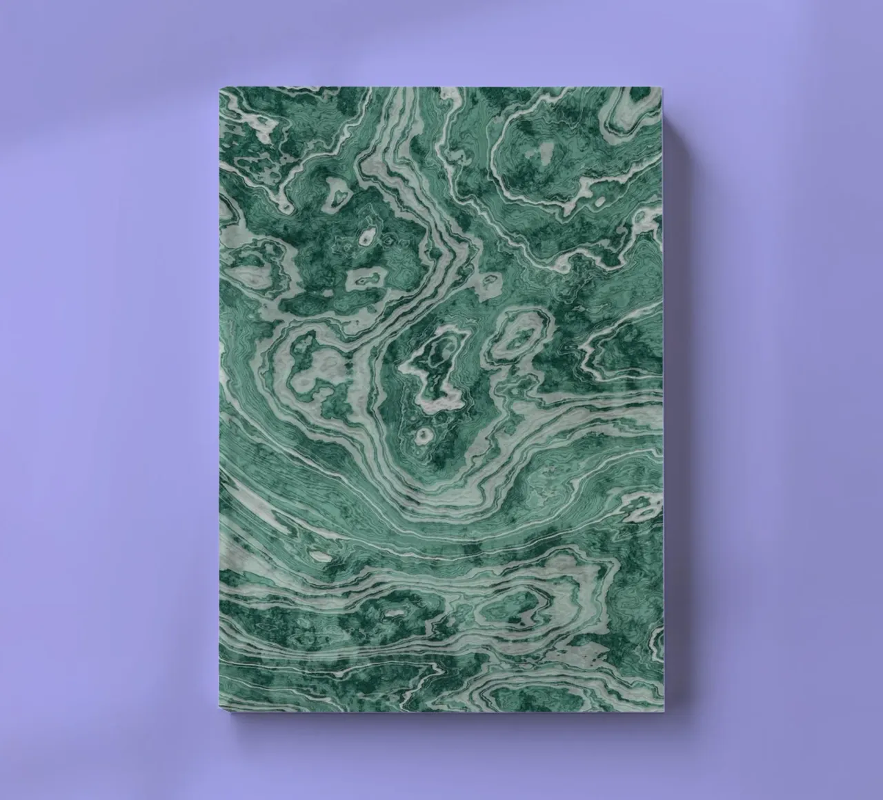 Jade Green Marble Texture notebook by amini54