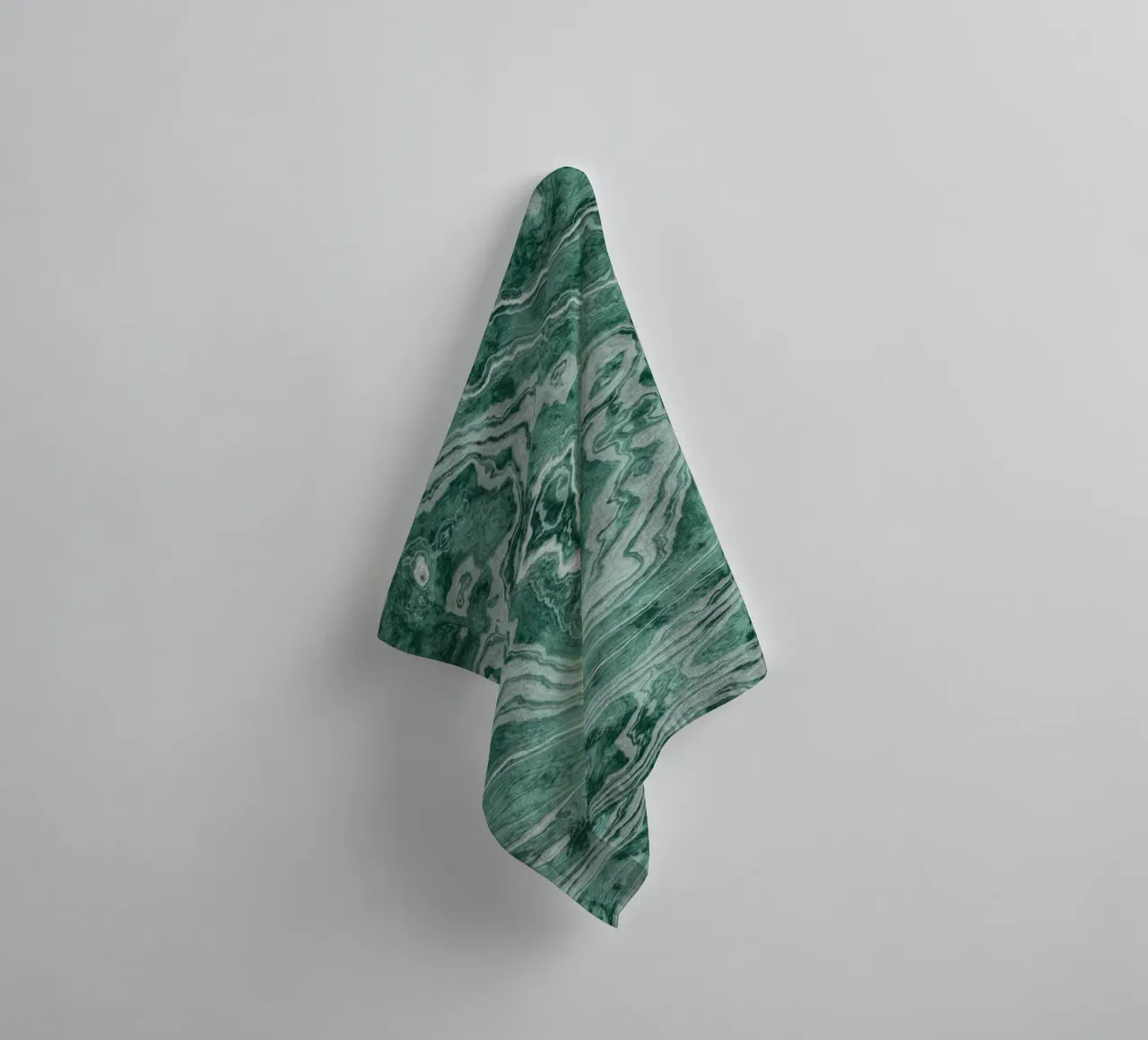 Texture marbrée vert jade serviette de bain de amini54