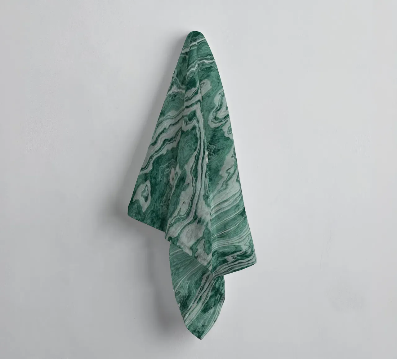 Texture marbrée vert jade serviette de bain de amini54