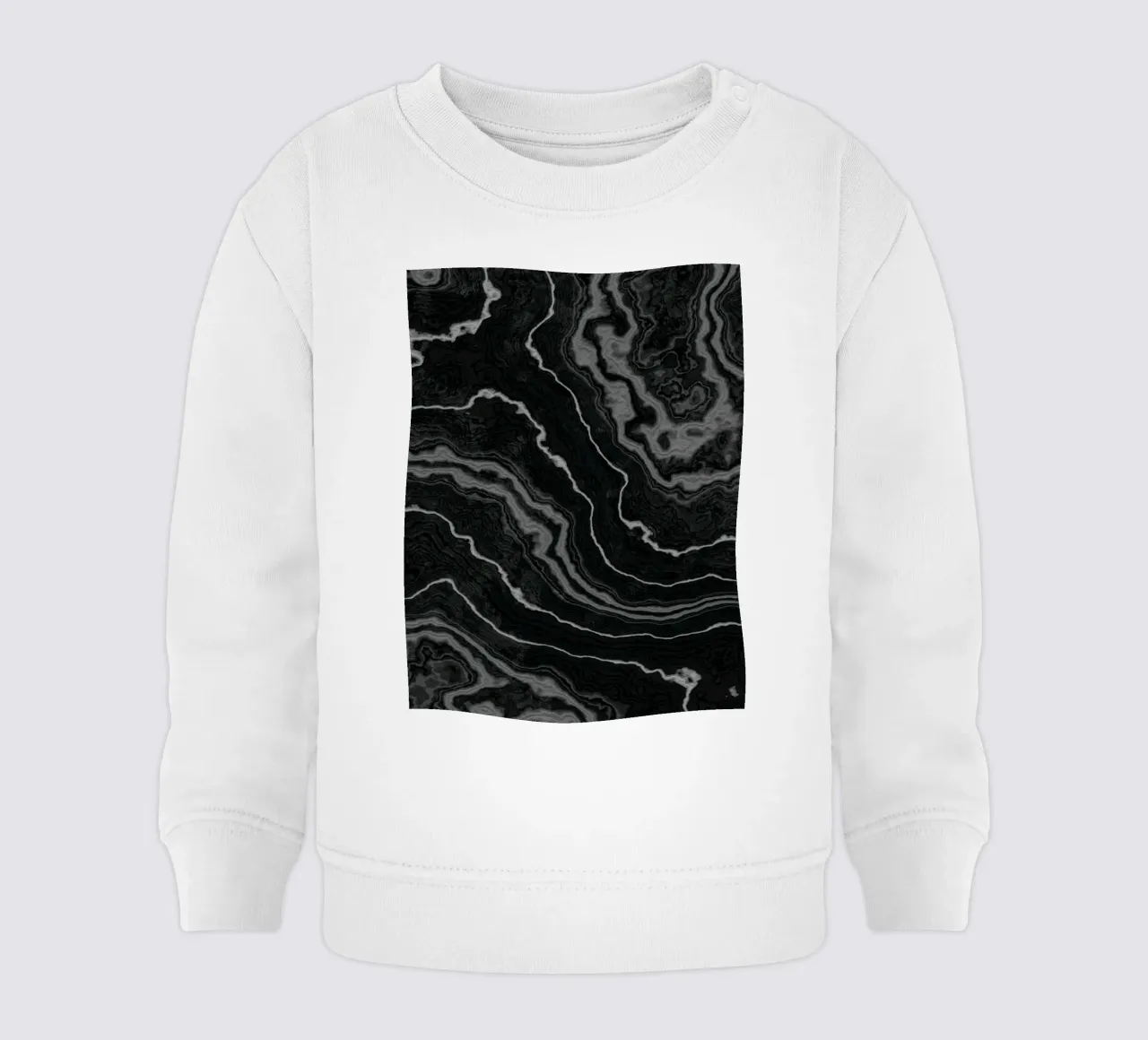 Texture marmo nero fossile felpa neonato da amini54