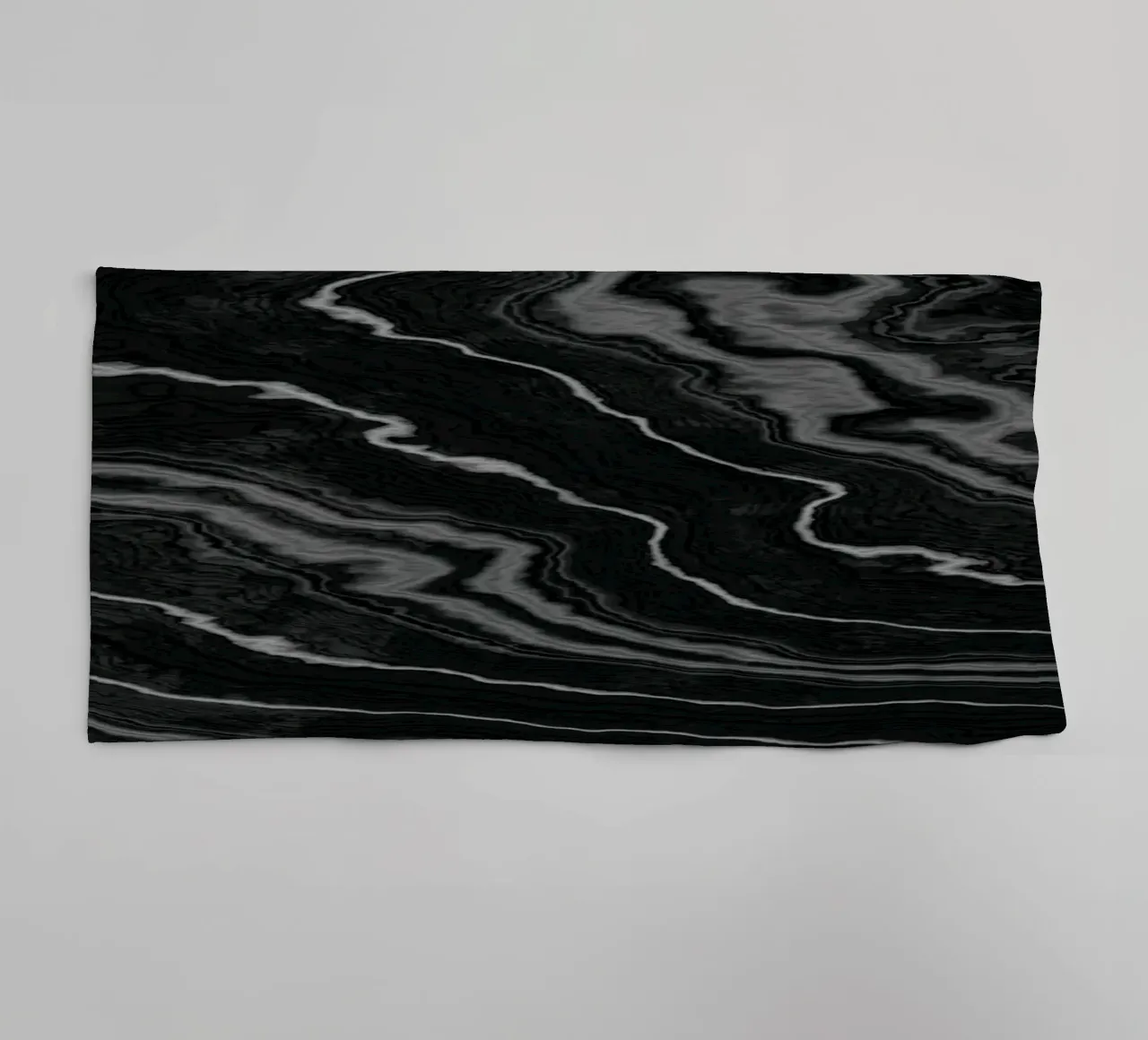 Texture marmo nero fossile asciugamano da bagno da amini54