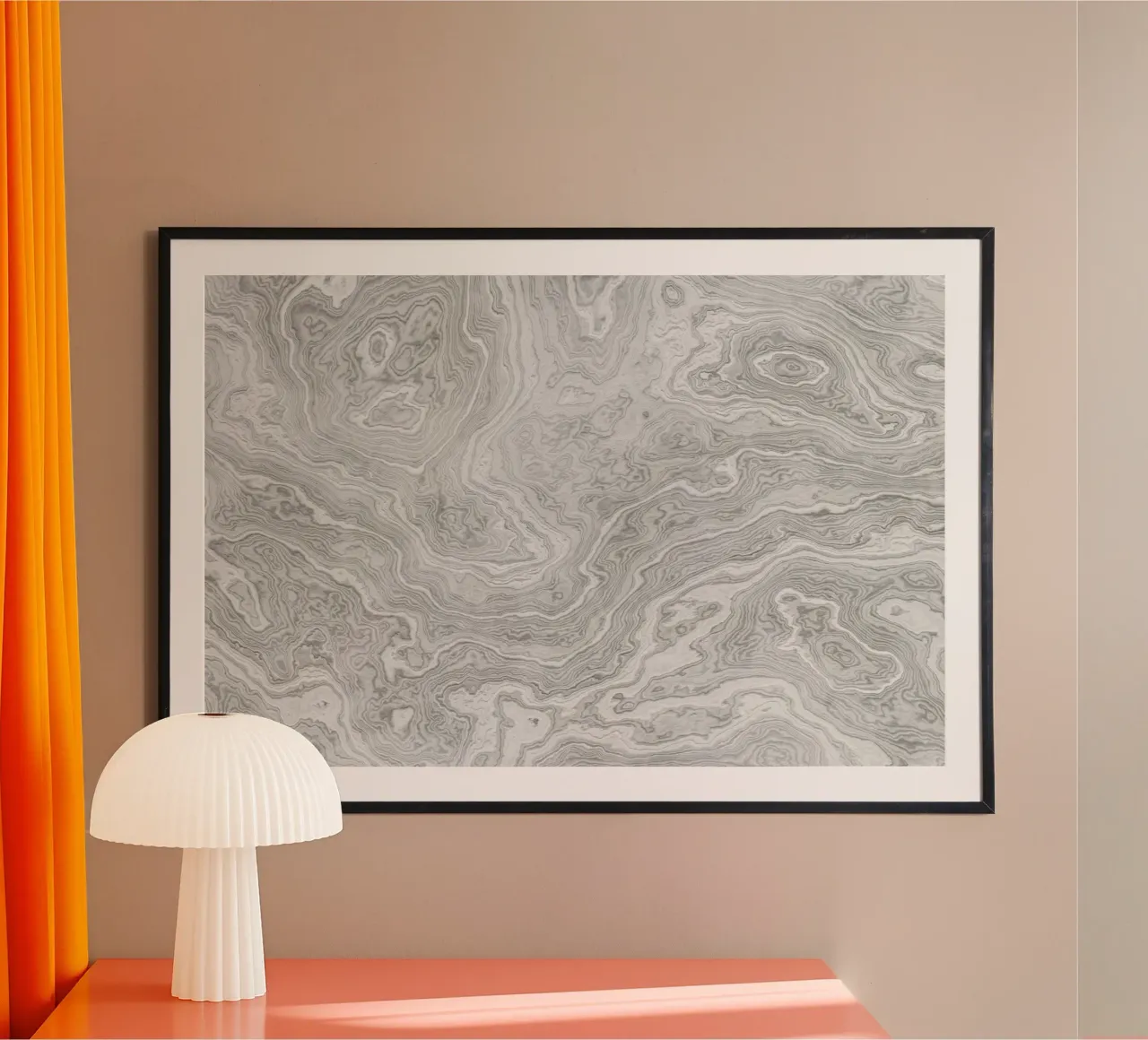 Texture marmo bianco Statuario poster da amini54