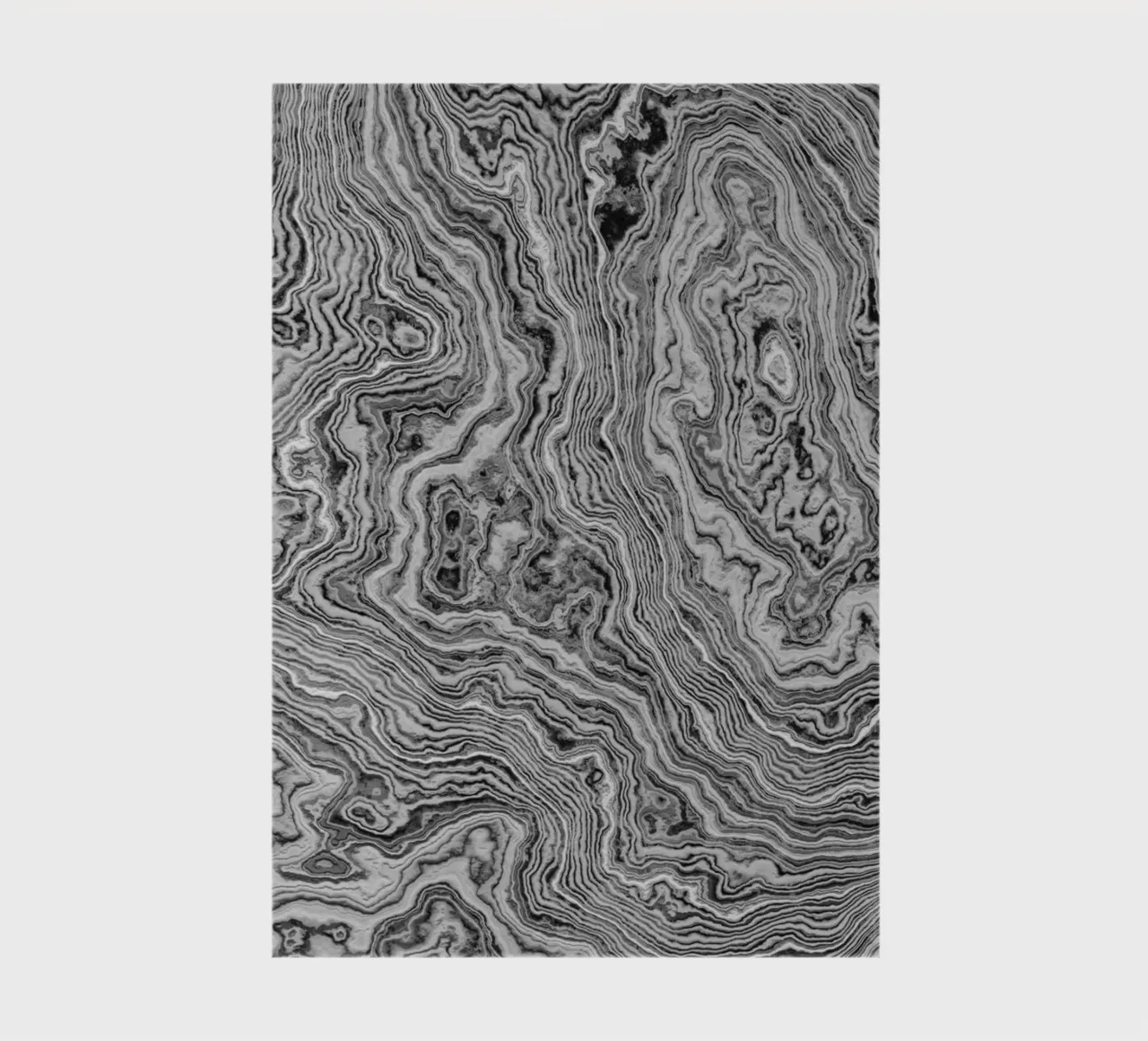 Black and White Marble Texture notebook by amini54