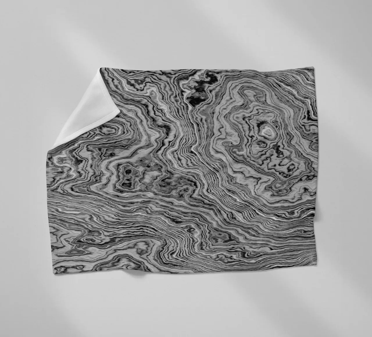 Texture marmo bianco e nero coperta in pile da amini54