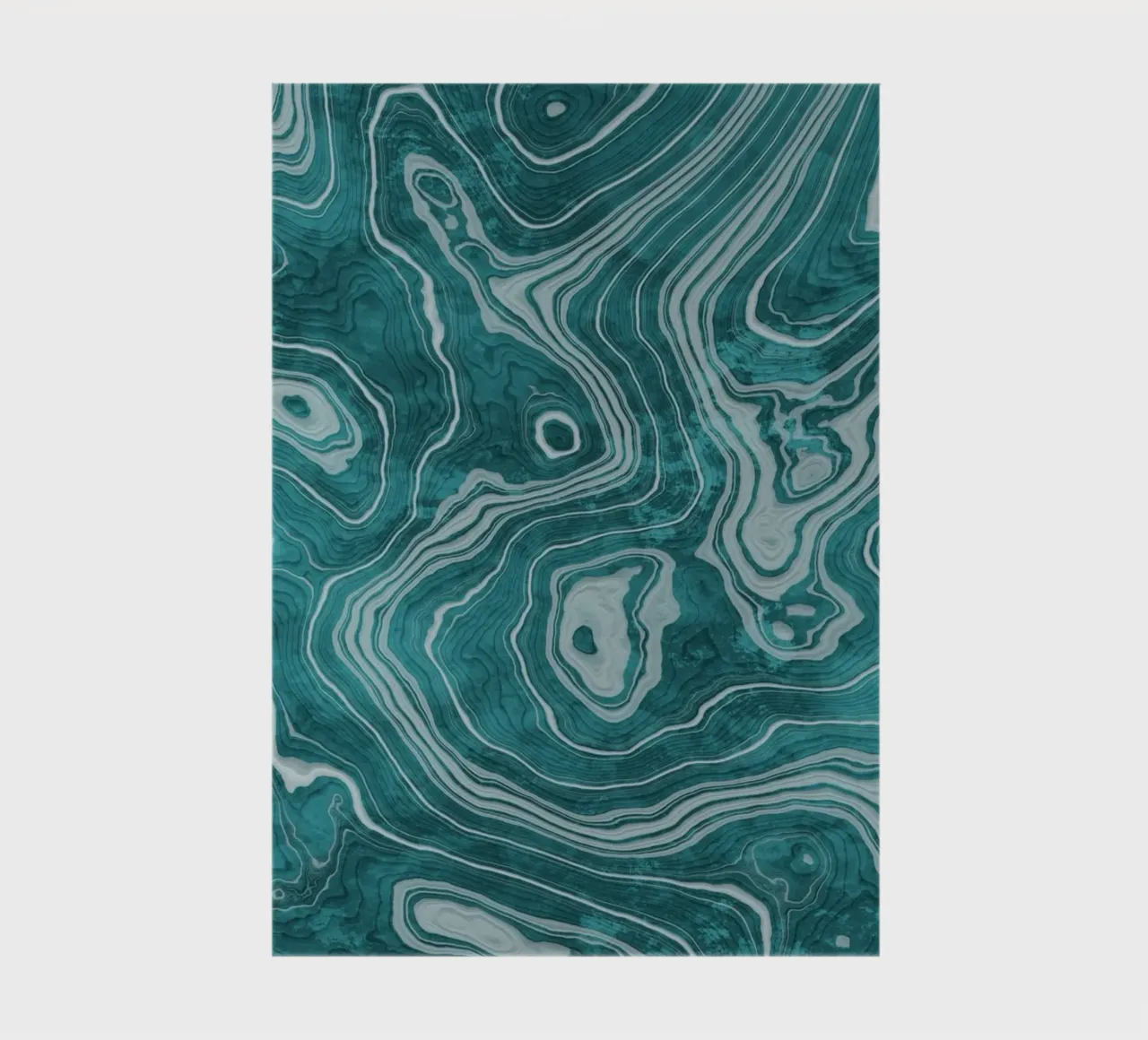 Crystal Teal Marble Texture notebook by amini54