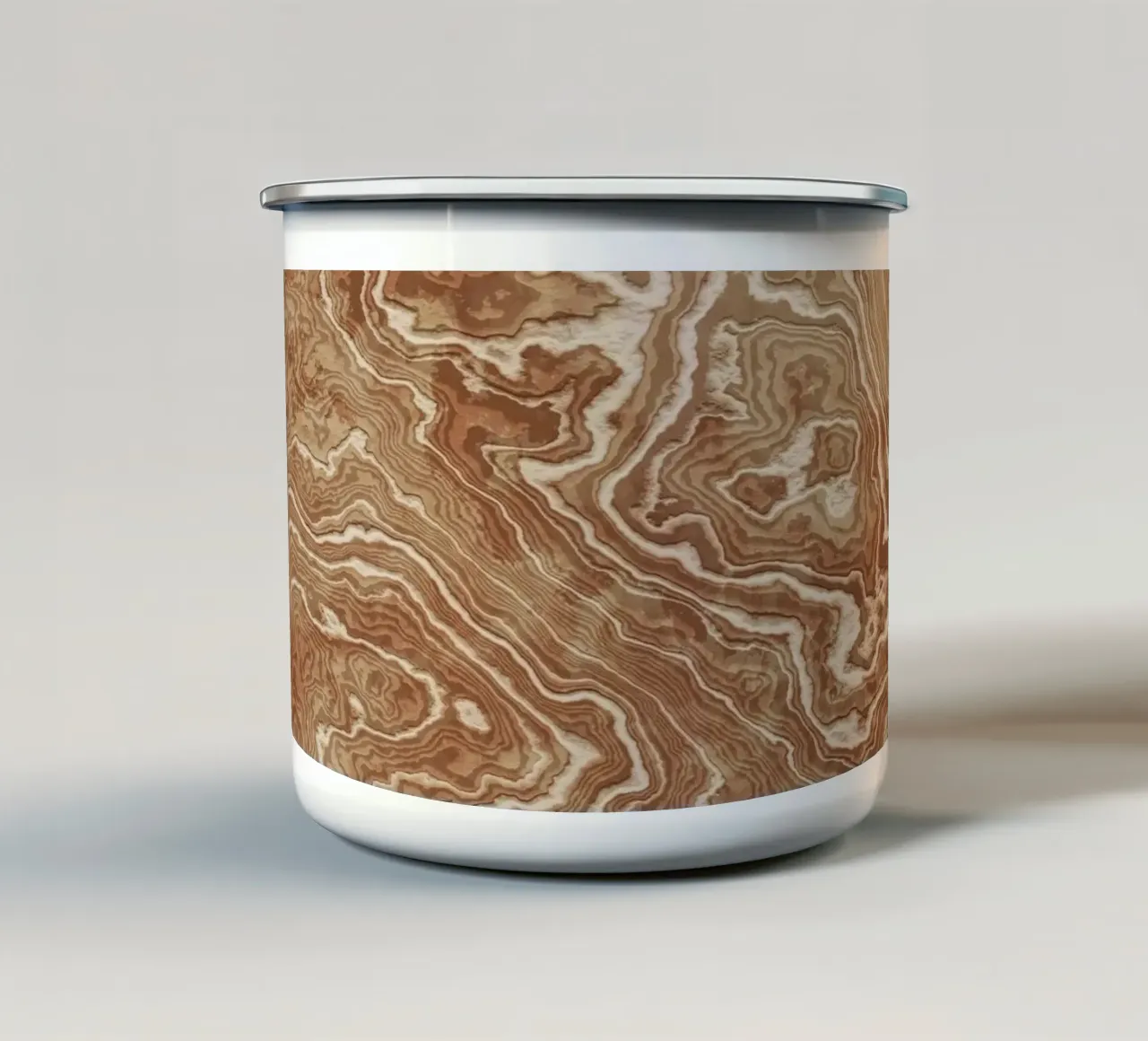 Texture marmo beige cacao tazza in smalto da amini54